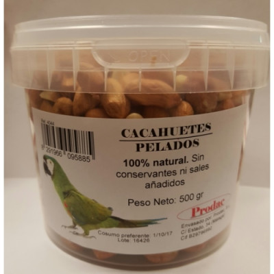 Cacahuetes Pelados 500Gr. Prodac