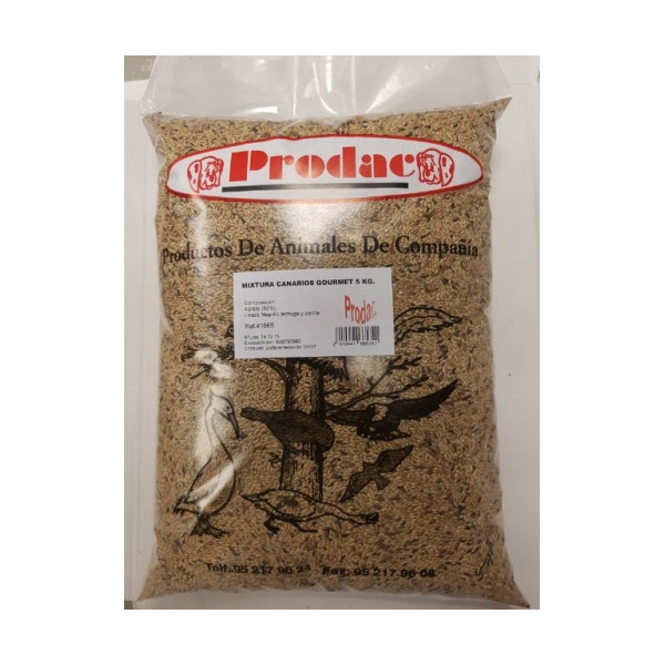 Canarios Gourmet Prodac 5 Kg.