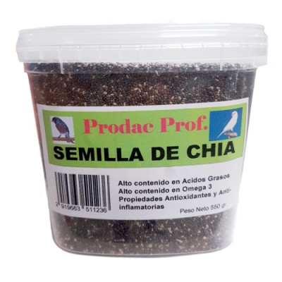 Chia (Salvia Hispanica) Tarrina 550 Gr. Chia (Salvia Hispanica) Tarrina 550 Gr.