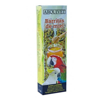 Barritas Loros Miel 2 Uds. Arquivet