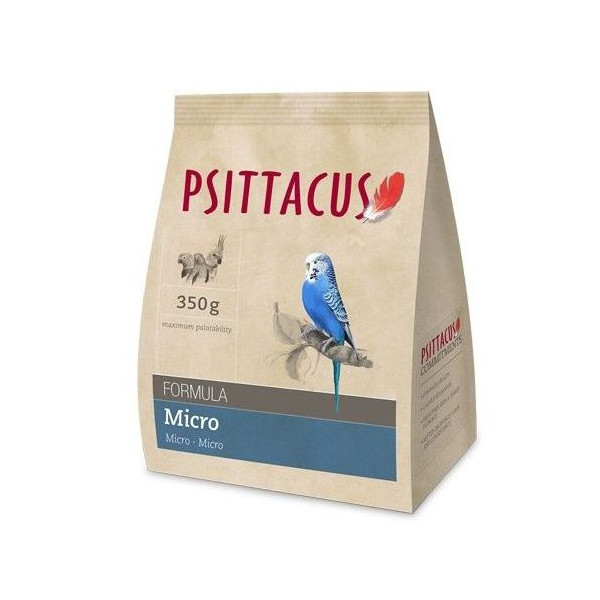 Psittacus Pienso Micro 350 Gr. Periquitos.