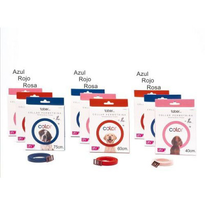 Taberdog Collar Permetrina 40Cm. Rojo
