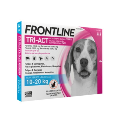 Frontline Tri-Act 10-20 Kg. M 6 Pipetas