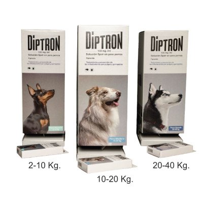 Pipeta Diptron Perro 2-10 Kg. 1 Ud.