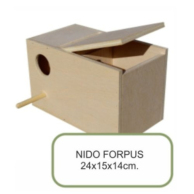 Nido Madera Forpus