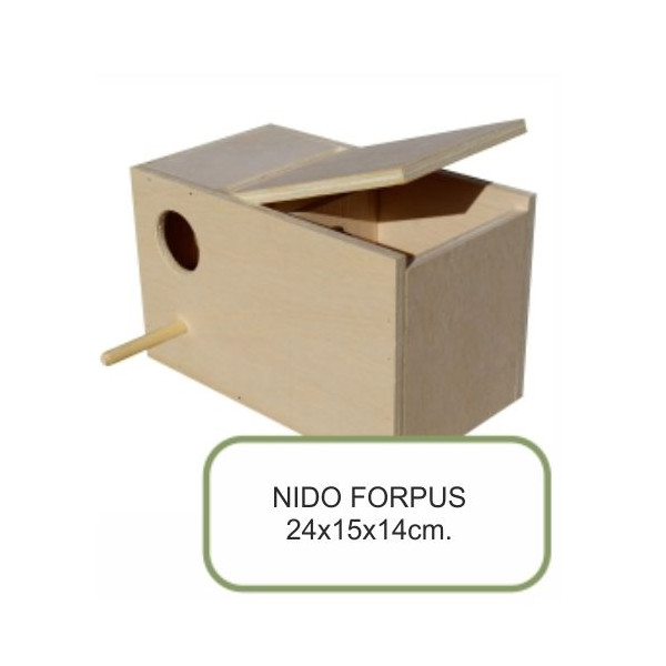 Nido Madera Forpus