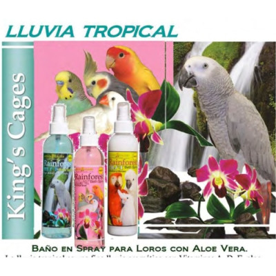 Sun Parrots Lluvia Tropical 240Ml. Baby Powder