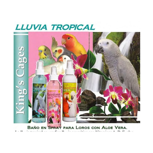 Sun Parrots Lluvia Tropical 240Ml. Baby Powder