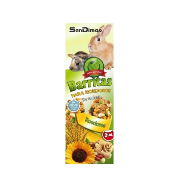 Barritas Roedores Nueces 90Gr./2 Uds.