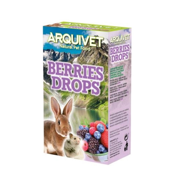 Drops Frutas Del Bosque 65 Gr. Roedores