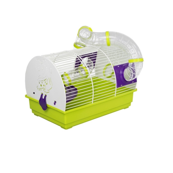 Jaula Hamster Ruso 112 Blanca 39X25.5X27 Cm