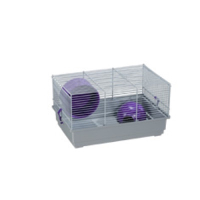 Jaula Hamster Ruso 113 Gris 39X25.5X22Cm