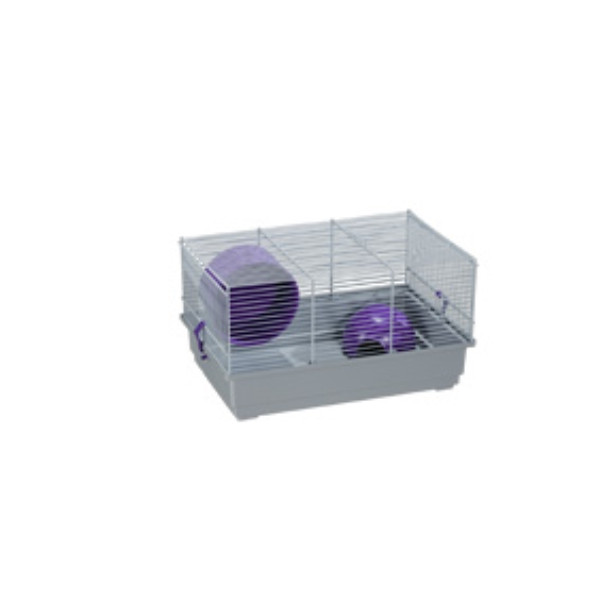 Jaula Hamster Ruso 113 Gris 39X25.5X22Cm